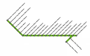 delhi metro green line route map